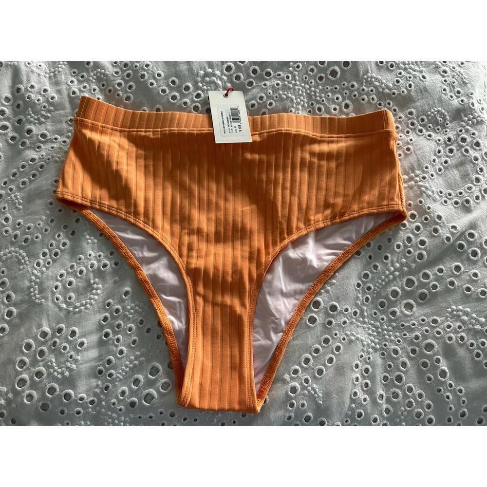 Solid + Striped The Lilo Bottom CREAMSICLE $108 NWT Extra Large XL